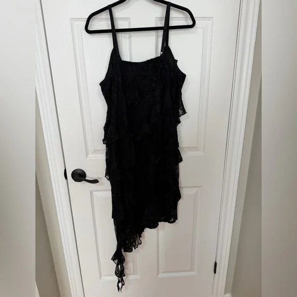 Torrid Asymmetrical Ruffle Dress - Picture 3 of 5